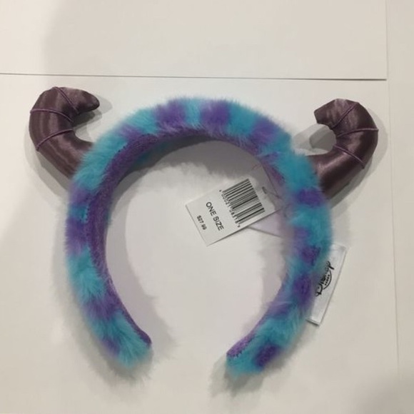 3/$42! Disney Sully headband w horns as ears - Picture 2 of 5